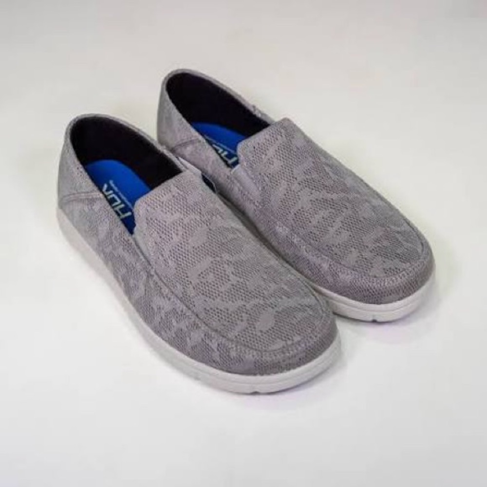 NWT Huk Performance Brewster Slip-on Shoes | Sz 11 | Overcast Gray